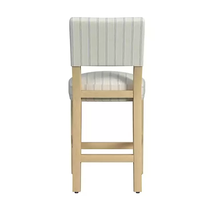 white_and_blue_striped_natural_counter_stool_3.webp and Blue Striped Natural Counter Stool>Kirklands Home New