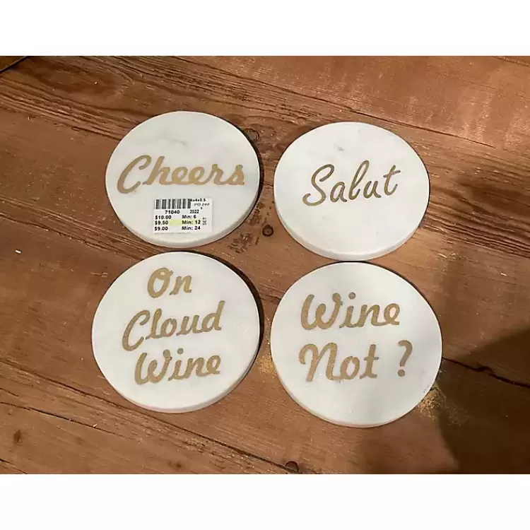 white_and_gold_marble_wine_coasters_set_of__2.webp White and Gold Marble Wine Coasters, Set of 4>Kirklands Home Shop