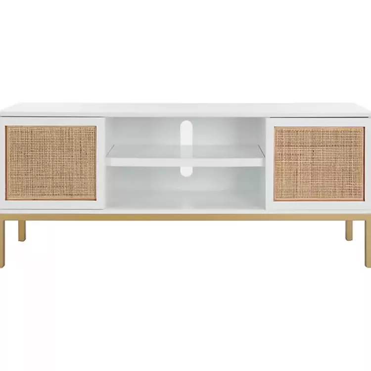 and Gold Rattan Media Cabinet>Kirklands Home Flash Sale