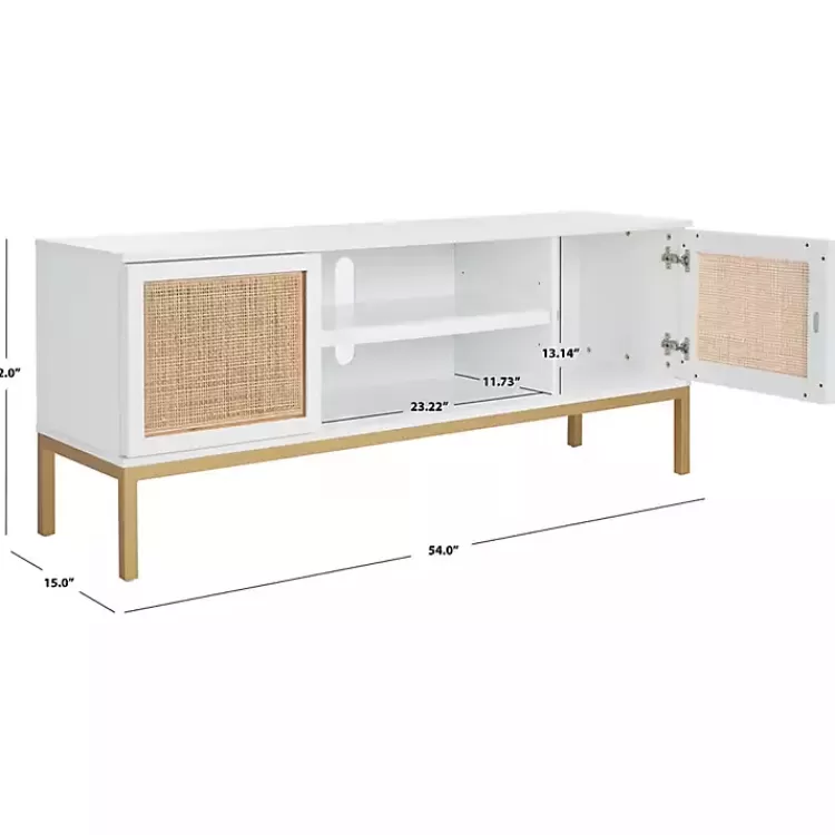 and Gold Rattan Media Cabinet>Kirklands Home Flash Sale