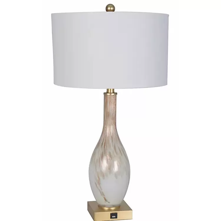 and Gold Swirl Glass Table Lamps, Set of 2>Kirklands Home Best Sale