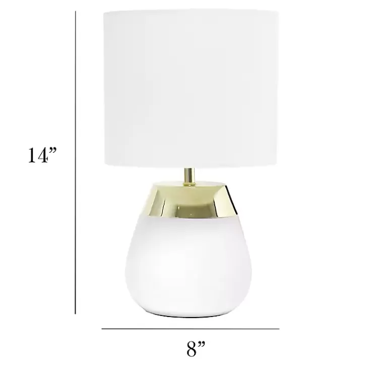 white_and_metallic_gold_touch_table_lamp_2.webp and Metallic Gold 4-Touch Table Lamp>Kirklands Home Hot