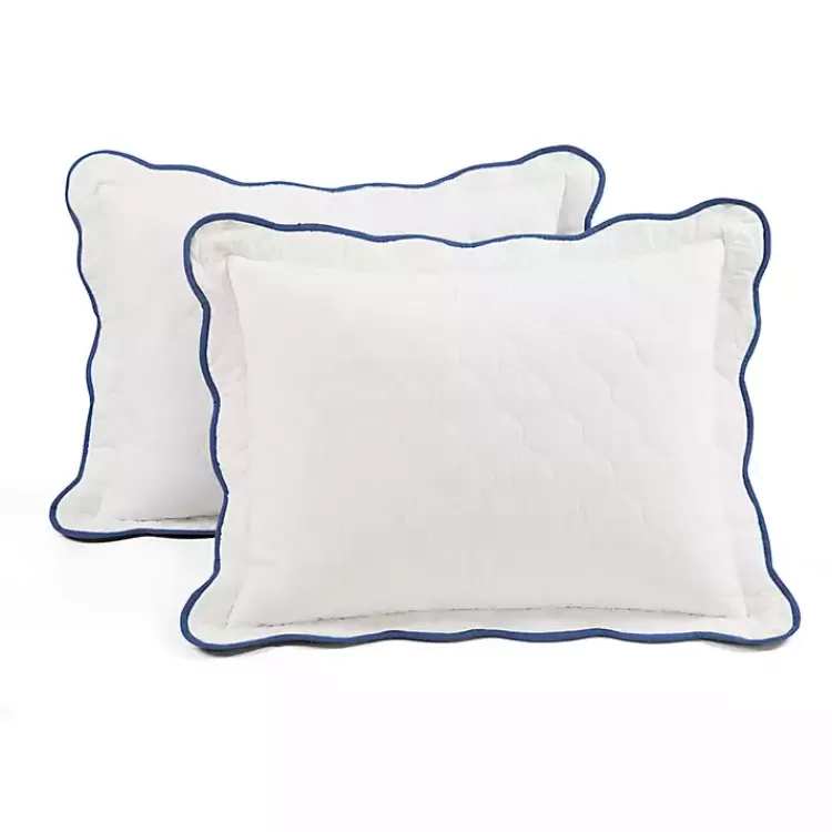 white_and_navy_scallop_pc_king_quilt_set_4.webp White and Navy Scallop 3-pc. King Quilt Set>Kirklands Home Fashion