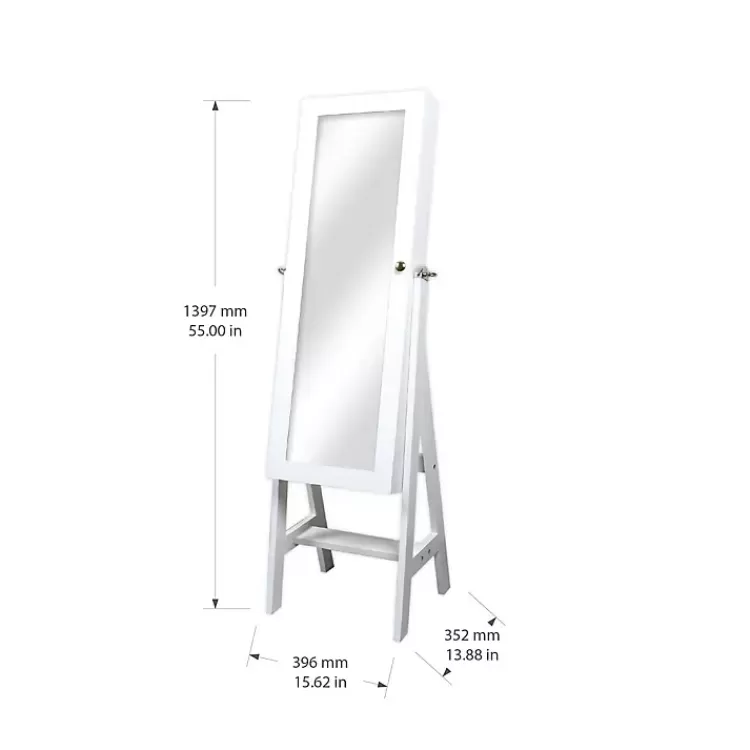 white_and_silver_wood_mirror_armoire_2.webp and Silver Wood Mirror Armoire>Kirklands Home Discount