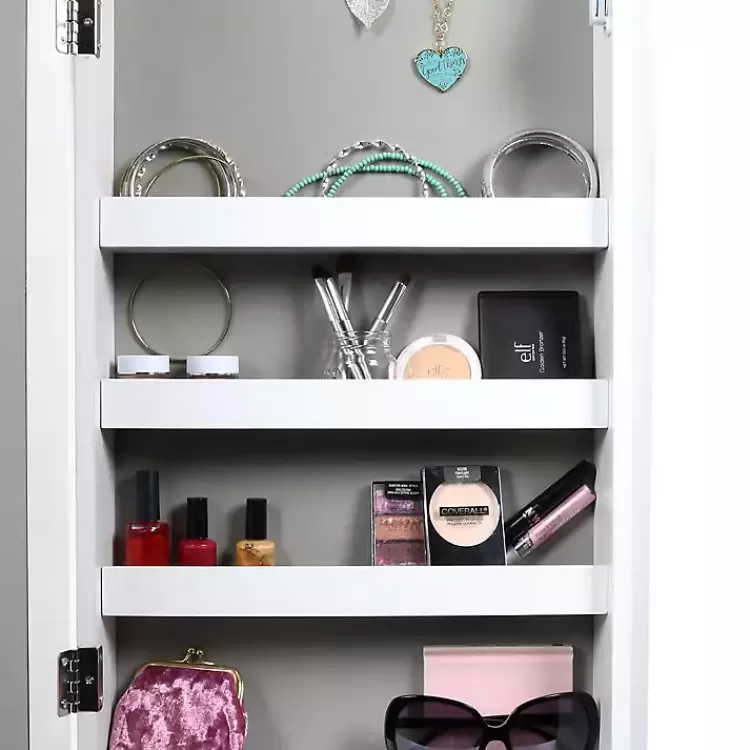 white_and_silver_wood_mirror_armoire_5.webp and Silver Wood Mirror Armoire>Kirklands Home Discount