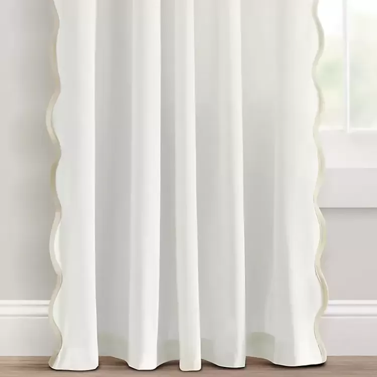 white_and_tan_scalloped_curtain_panel_set__in_4.webp White and Tan Scalloped Curtain Panel Set, 84 in.>Kirklands Home Online