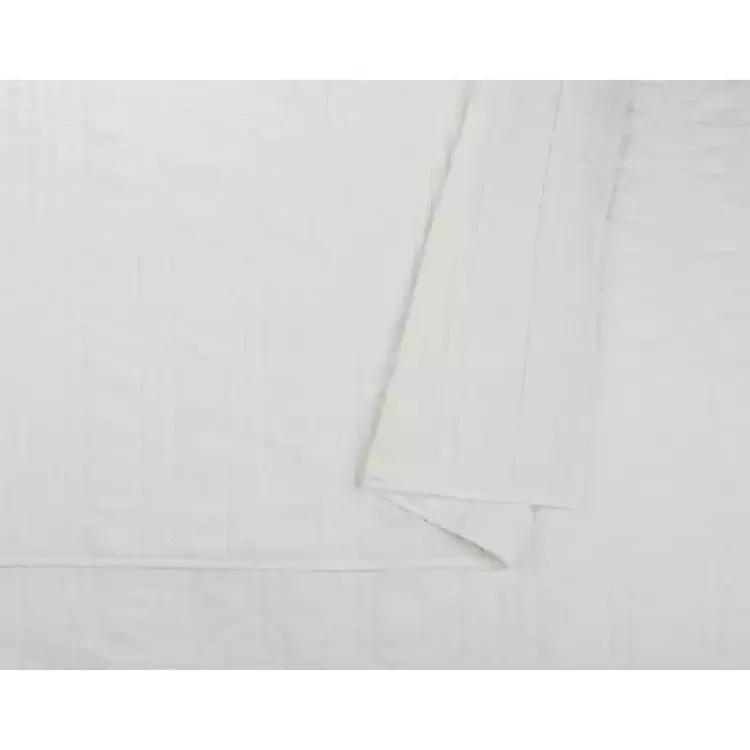 white_atmosphere_queen_quilt_2.webp Atmosphere Queen Quilt>Kirklands Home Online