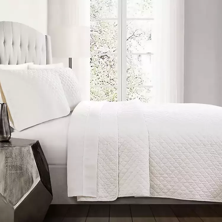 white_ava_diamond_pc_oversized_king_quilt_set_2.webp Ava Diamond 3-pc. Oversized King Quilt Set>Kirklands Home Shop