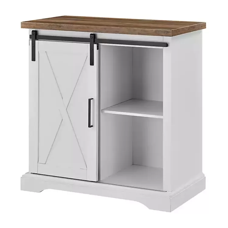 white_barn_door_cabinet_2.webp Barn Door Cabinet>Kirklands Home Hot