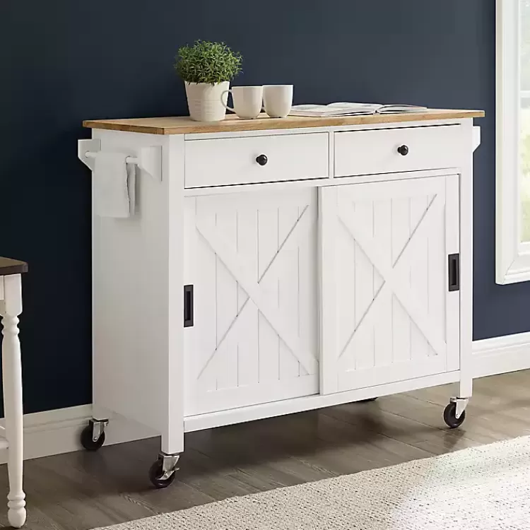 Barn Door Kitchen Cart>Kirklands Home Best