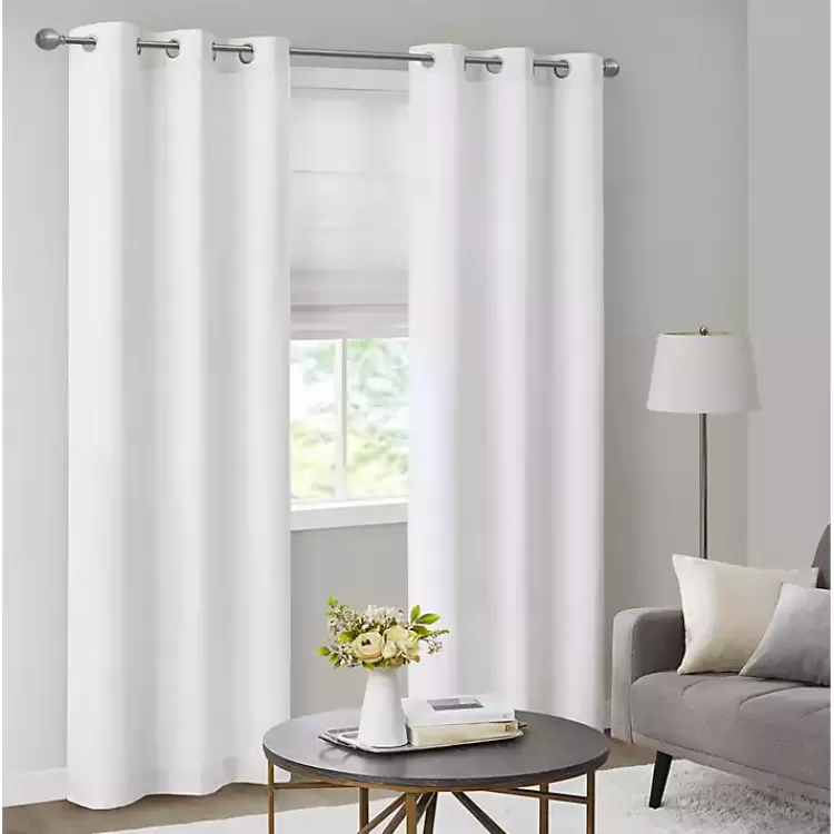 Basketweave Curtain Panel Set, 84 in>Kirklands Home New