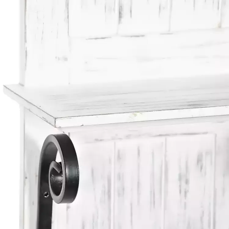 white_beadboard_shelves_with_towel_bar_rack_2.webp White Beadboard Shelves with Towel Bar Rack>Kirklands Home Cheap