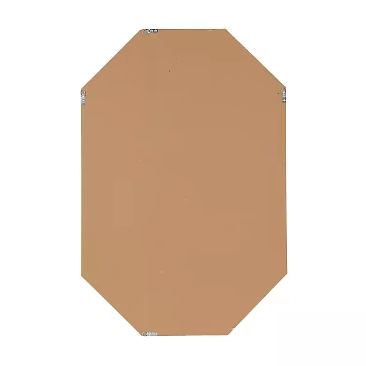 White Beveled Octagon Wall Mirror>Kirklands Home New
