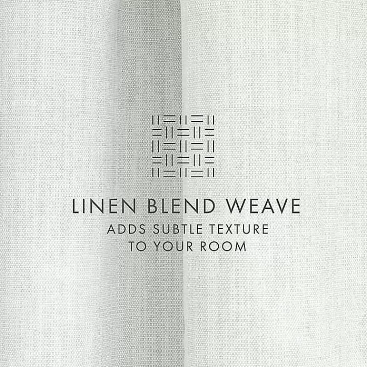 white_blackout_curtains__in_5.webp Blackout Curtains, 84 in.>Kirklands Home Fashion