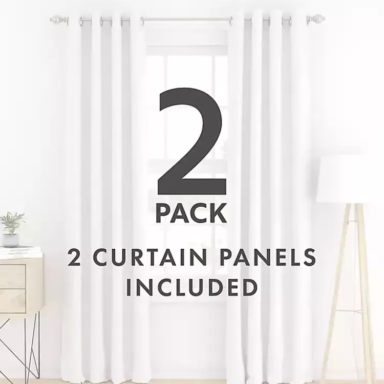 white_blackout_curtains__in_7.webp Blackout Curtains, 84 in.>Kirklands Home Fashion