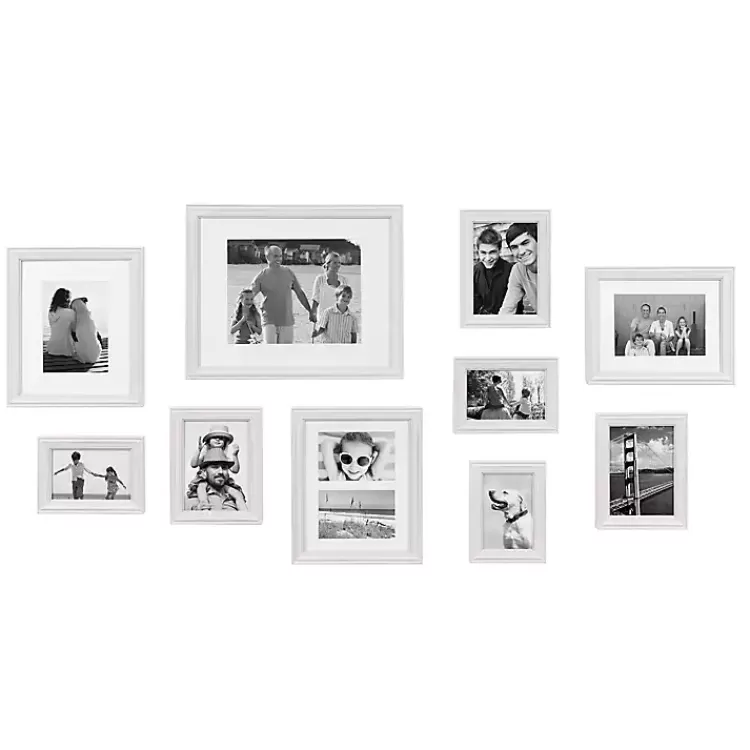 White Bordeaux 10-pc. Gallery Wall Frame Set>Kirklands Home Cheap