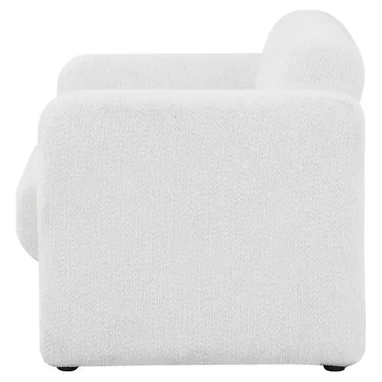 white_boucle_modern_accent_chair_2.webp Boucle Modern Accent Chair>Kirklands Home New
