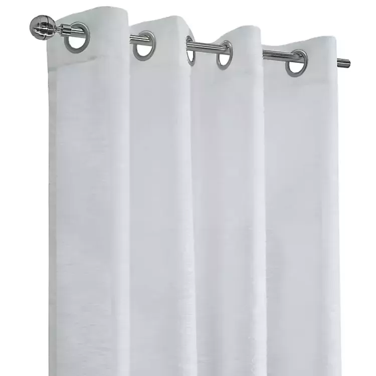 white_boucle_sheer_single_curtain_panel__in_3-1.webp Boucle Sheer Single Curtain Panel, 108 in.>Kirklands Home Store