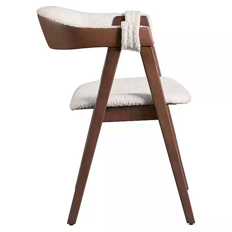 white_boucle_wood_penny_dining_chairs_set_of__3.webp Boucle Wood Penny Dining Chairs, Set of 2>Kirklands Home Flash Sale