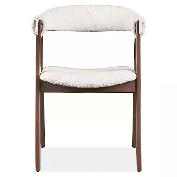 white_boucle_wood_penny_dining_chairs_set_of__4.webp Boucle Wood Penny Dining Chairs, Set of 2>Kirklands Home Flash Sale
