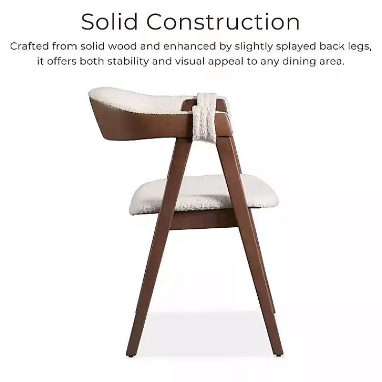 white_boucle_wood_penny_dining_chairs_set_of__7.webp Boucle Wood Penny Dining Chairs, Set of 2>Kirklands Home Flash Sale