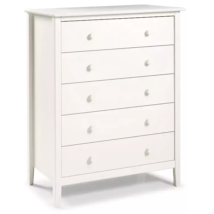 Brazilian Pine Wood 5-Drawer Chest>Kirklands Home Clearance