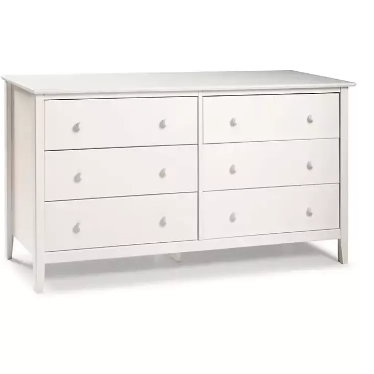 Brazilian Pine Wood 6-Drawer Dresser>Kirklands Home Flash Sale