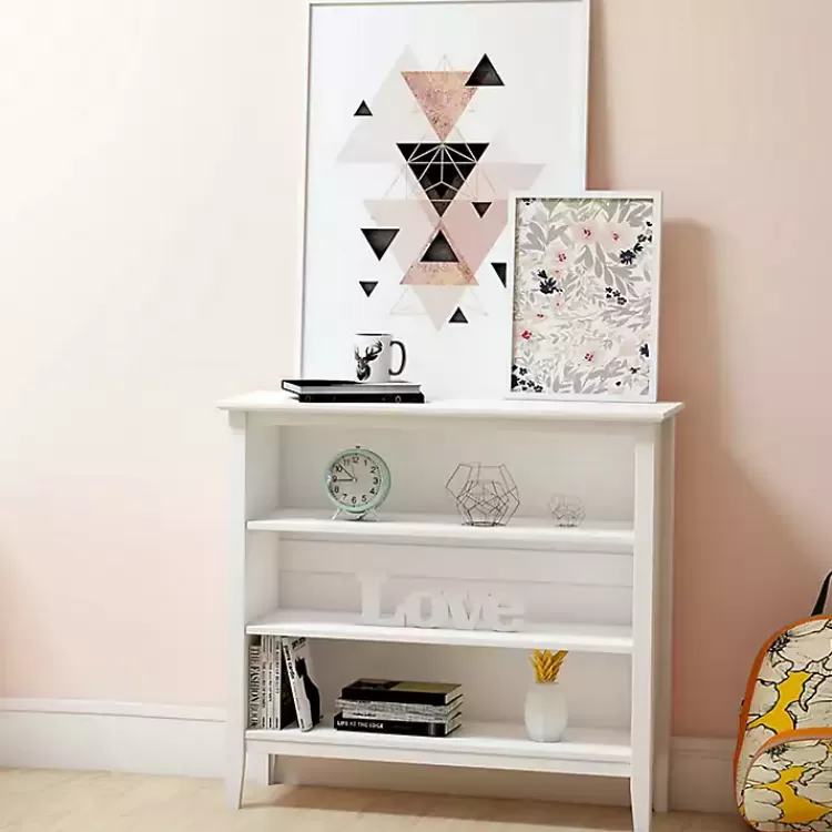 Brazilian Pine Wood Short Bookshelf>Kirklands Home Store