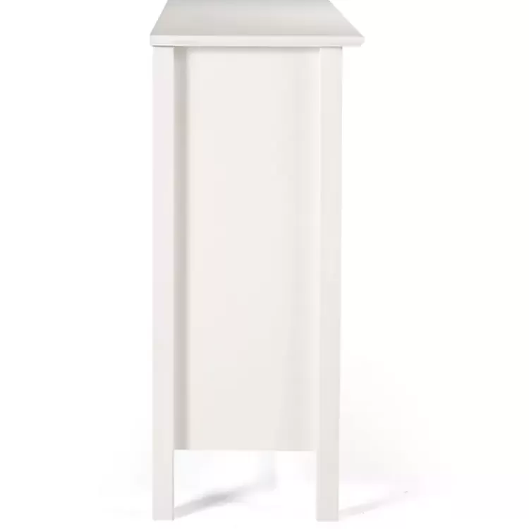 white_brazilian_pine_wood_short_bookshelf_4.webp Brazilian Pine Wood Short Bookshelf>Kirklands Home Store