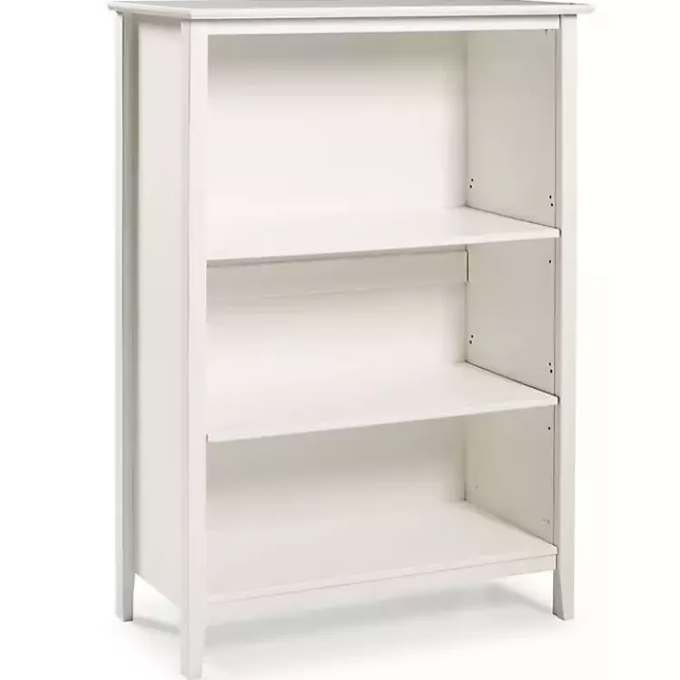 Brazilian Pine Wood 3-Tier Bookshelf>Kirklands Home Sale