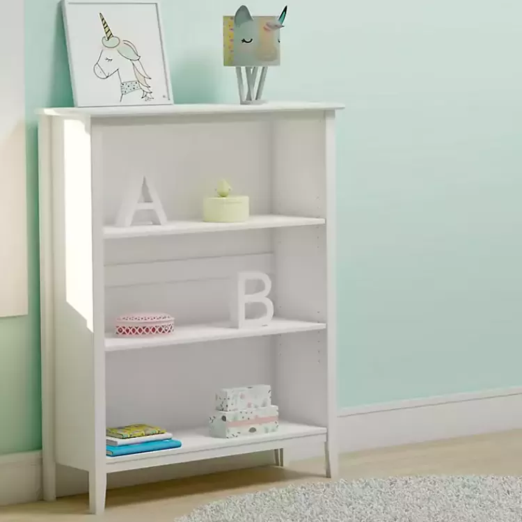 Brazilian Pine Wood 3-Tier Bookshelf>Kirklands Home Sale