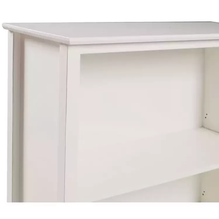 white_brazilian_pine_wood_tier_bookshelf_4.webp Brazilian Pine Wood 3-Tier Bookshelf>Kirklands Home Sale