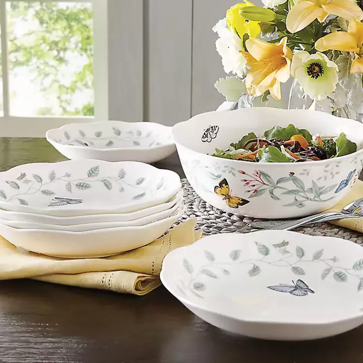White Butterfly Meadow 7-pc. Bowl Set>Kirklands Home Best