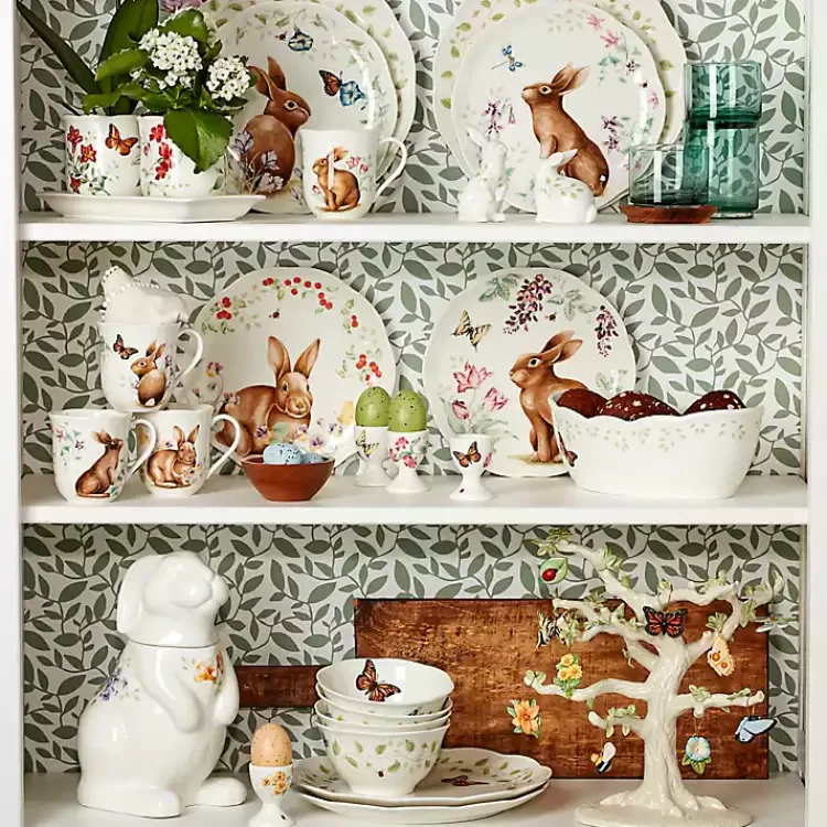 white_butterfly_meadow_porcelain_bread_basket_4.webp White Butterfly Meadow Porcelain Bread Basket>Kirklands Home Best
