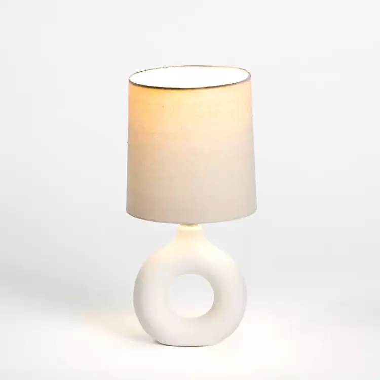 Ceramic Open Circle Mini Lamp>Kirklands Home Shop