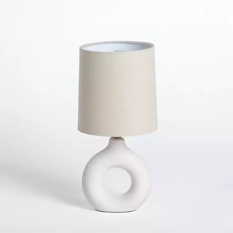 Ceramic Open Circle Mini Lamp>Kirklands Home Shop