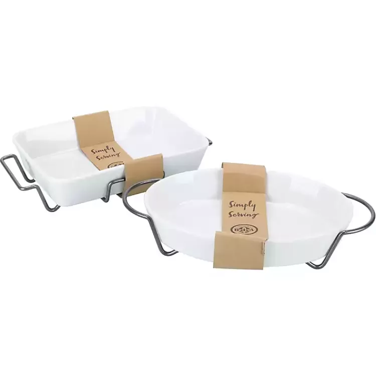 Ceramic 2-pc. Baker Set with Racks>Kirklands Home Hot