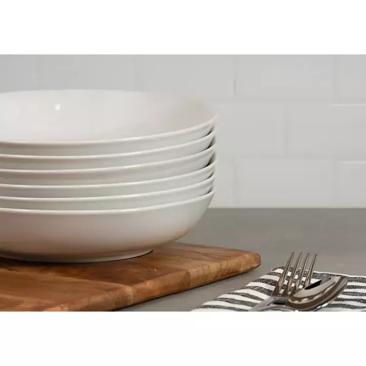 white_ceramic_round_dinner_bowls_set_of__2.webp Ceramic Round Dinner Bowls, Set of 6>Kirklands Home New