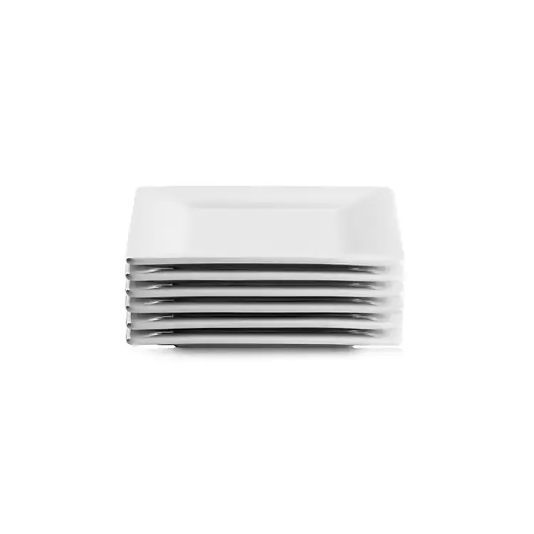 Ceramic Square Appetizer Plates, Set of 6>Kirklands Home Clearance