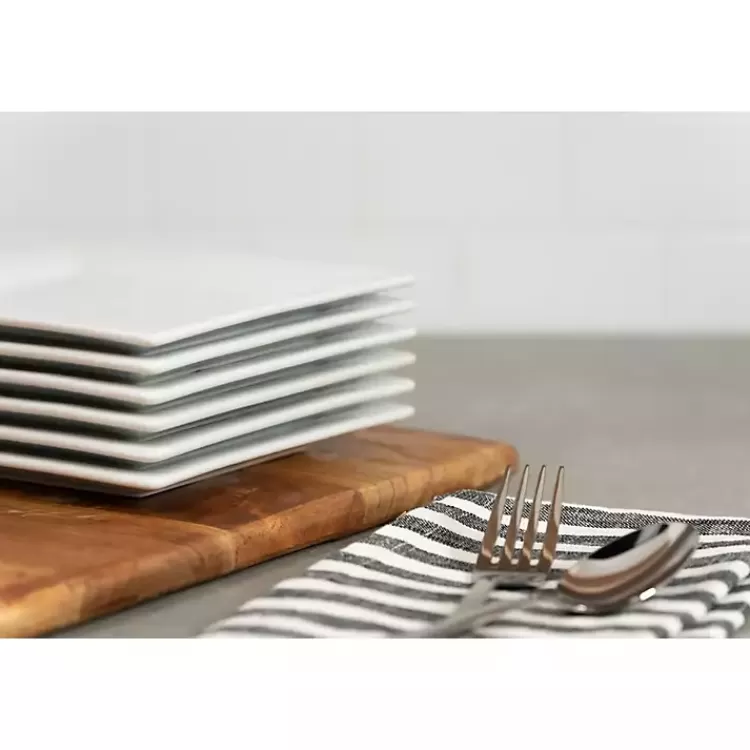 white_ceramic_square_appetizer_plates_set_of__3.webp Ceramic Square Appetizer Plates, Set of 6>Kirklands Home Clearance