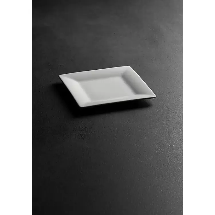 white_ceramic_square_appetizer_plates_set_of__4.webp Ceramic Square Appetizer Plates, Set of 6>Kirklands Home Clearance