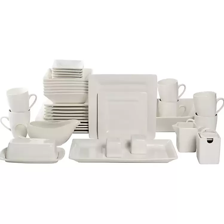 Ceramic Square 40-pc. Dinnerware Set>Kirklands Home Discount
