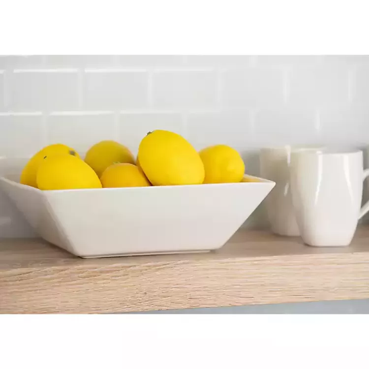 white_ceramic_square_pc_dinnerware_set_6.webp Ceramic Square 40-pc. Dinnerware Set>Kirklands Home Discount