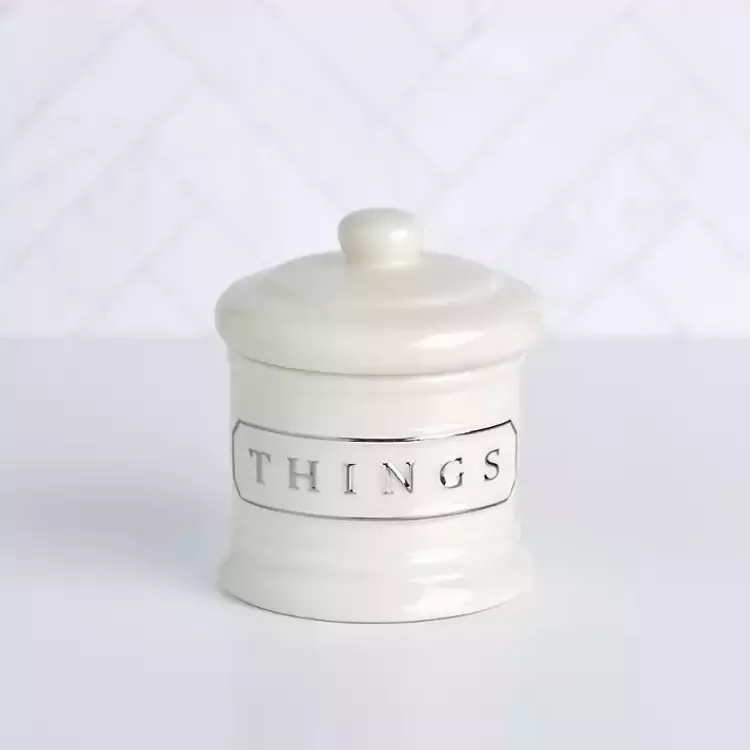 Ceramic Things Canister>Kirklands Home Outlet