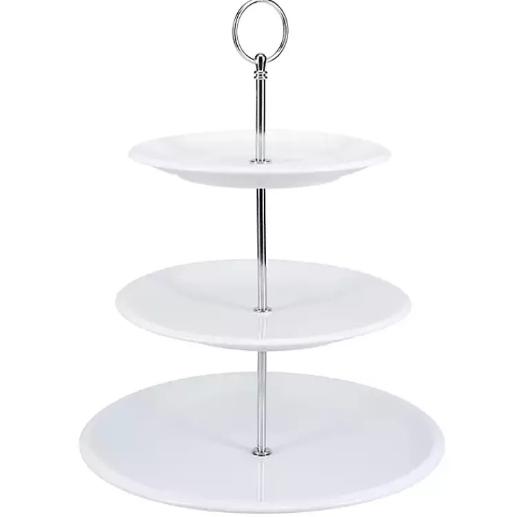 Ceramic 3-Tier Serving Stand>Kirklands Home Discount
