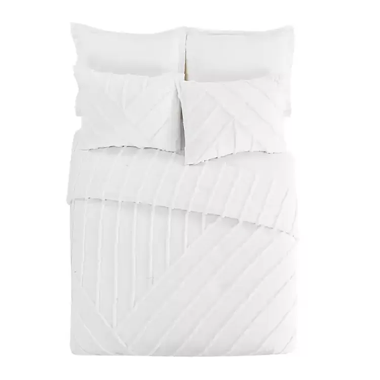 Chenille Line 3-pc. Full/Queen Comforter Set>Kirklands Home Clearance