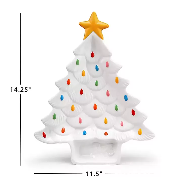 white_christmas_tree_serving_platter_3.webp Christmas Tree Serving Platter>Kirklands Home Discount