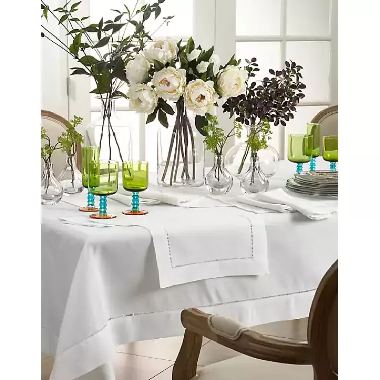 white_classic_hemstitch_border_polyester_runner_2.webp Classic Hemstitch Border Polyester Runner>Kirklands Home Fashion