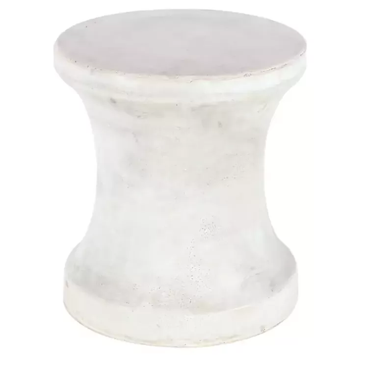 Clay Hourglass Accent Table>Kirklands Home Flash Sale