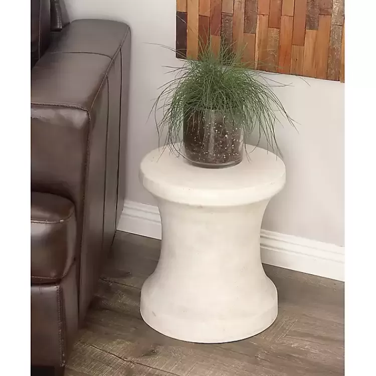 Clay Hourglass Accent Table>Kirklands Home Flash Sale
